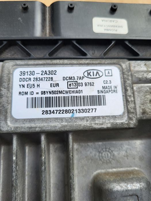 Kia Venga, IX 20,. Блок управління двигуном