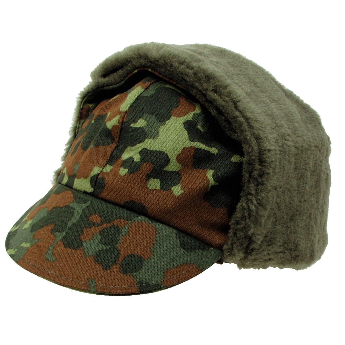 Niemiecka czapka zimowa wojskowa - flecktarn 62