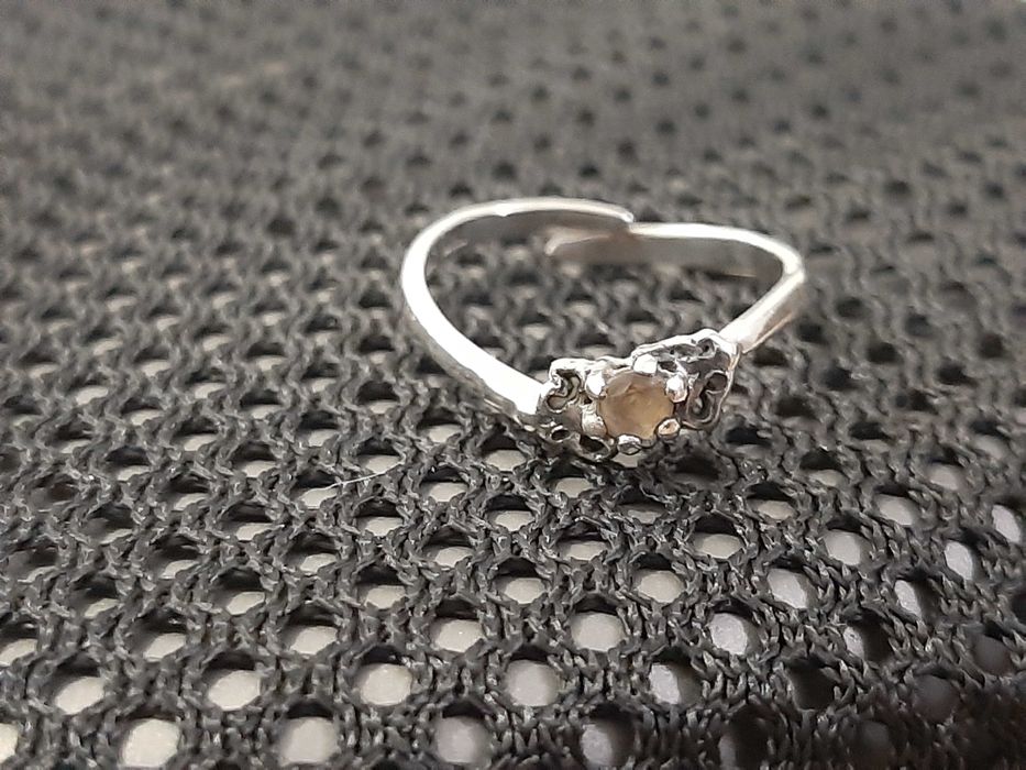 Stary srebrny pierścionek srebro  próba 835 roz 15 - regulowany