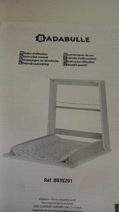 Badabulle przewijak do niemowląt na ścianę (16)