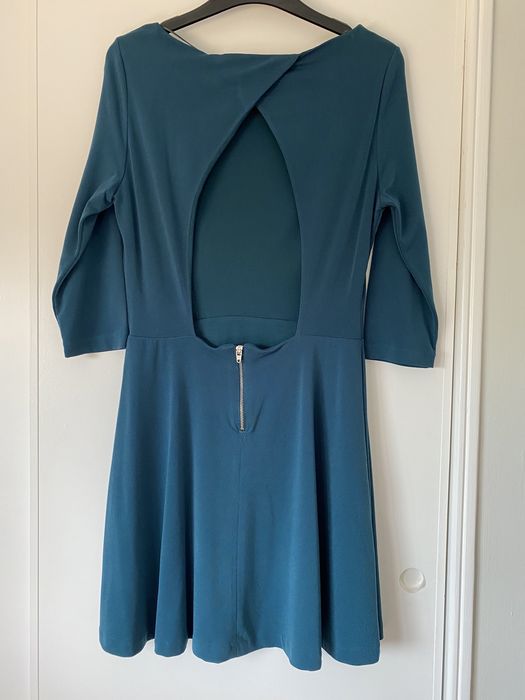 Vestido sem costas Mango