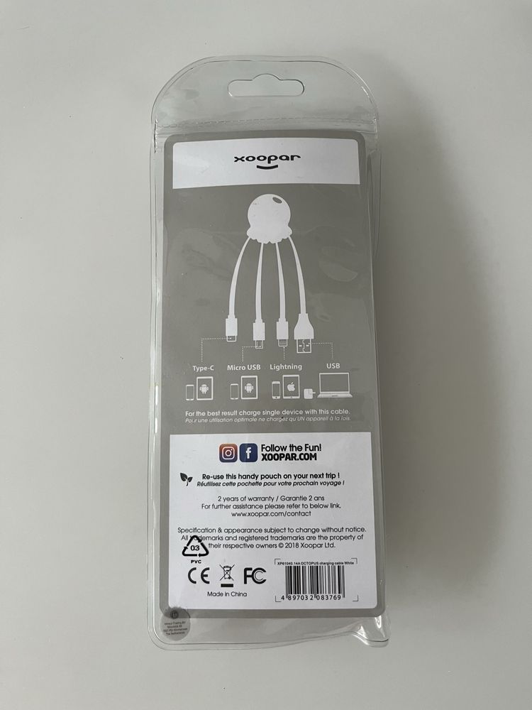Adapter USB Lightning MicroUSB Type-C