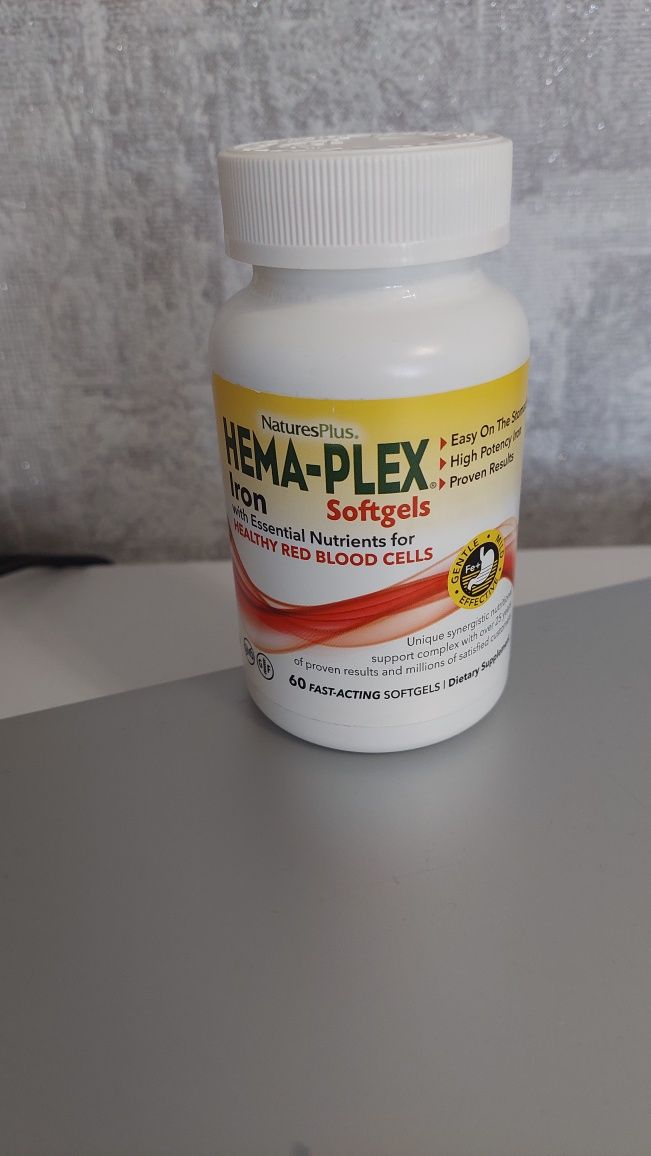 Hema-Plex iron soft gels 60