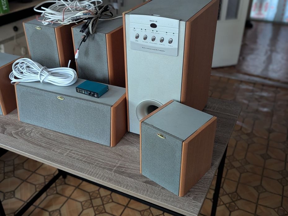 Система 5.1+аудіокарта+кабеля