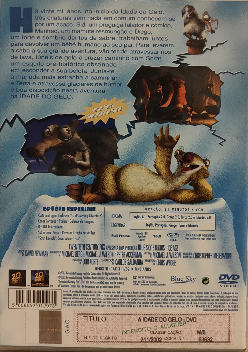 DVD A Idade do Gelo