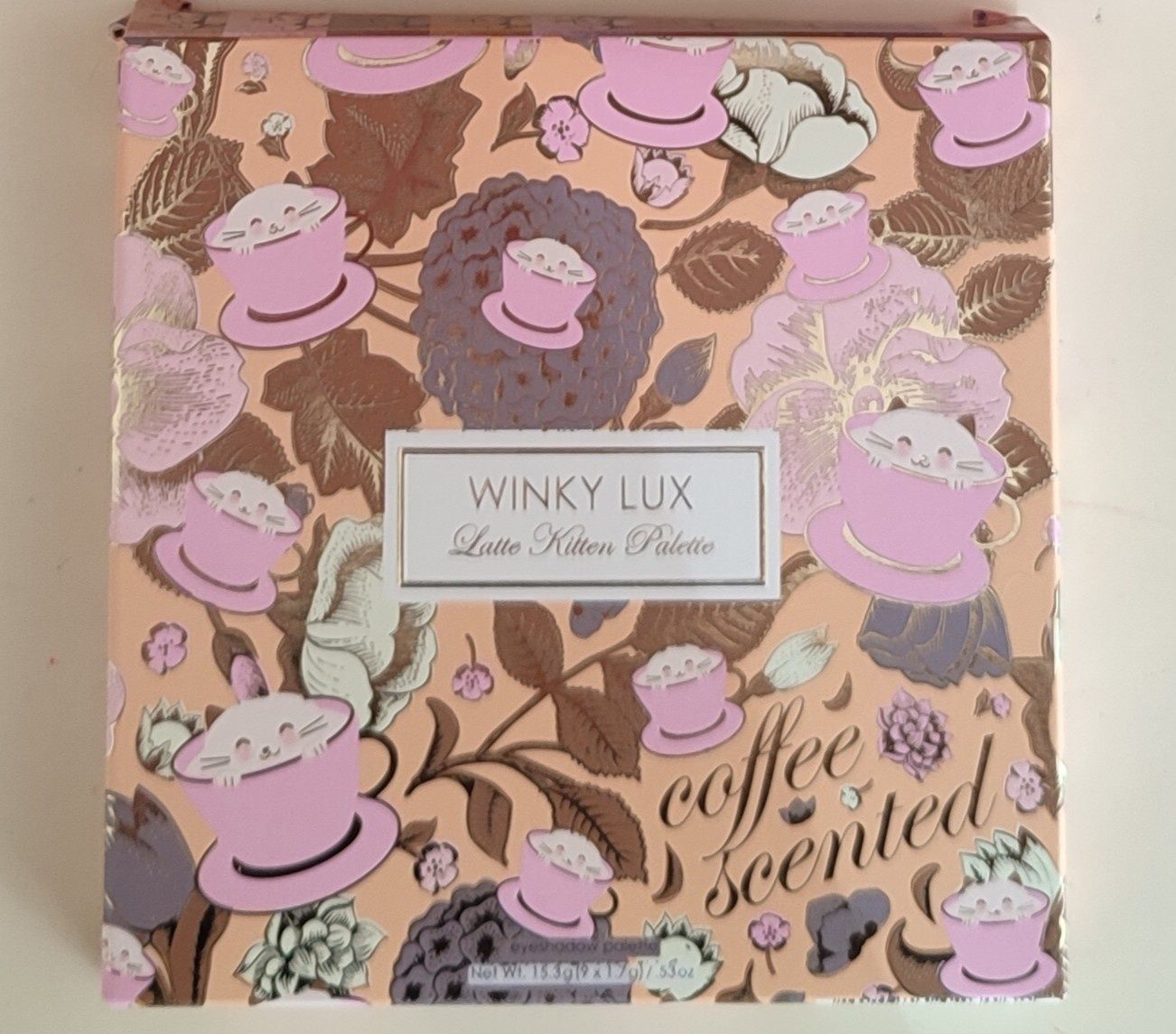 Cienie naturalne, paleta Winky Lux USA - Latte Kitten Palette