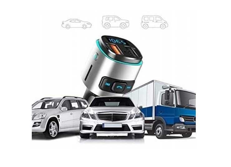 Ładowarka Samochodowa ,  Transmiter FM , BC41 Bluetooth  , 2XUSB , TF