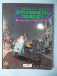 "O Manancial da Noite" , assinado e com pequeno desenho de M. PRADO