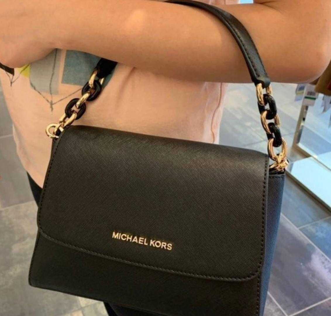 Сумка кроссбоди клатч Michael Kors натуральная кожа сафьян