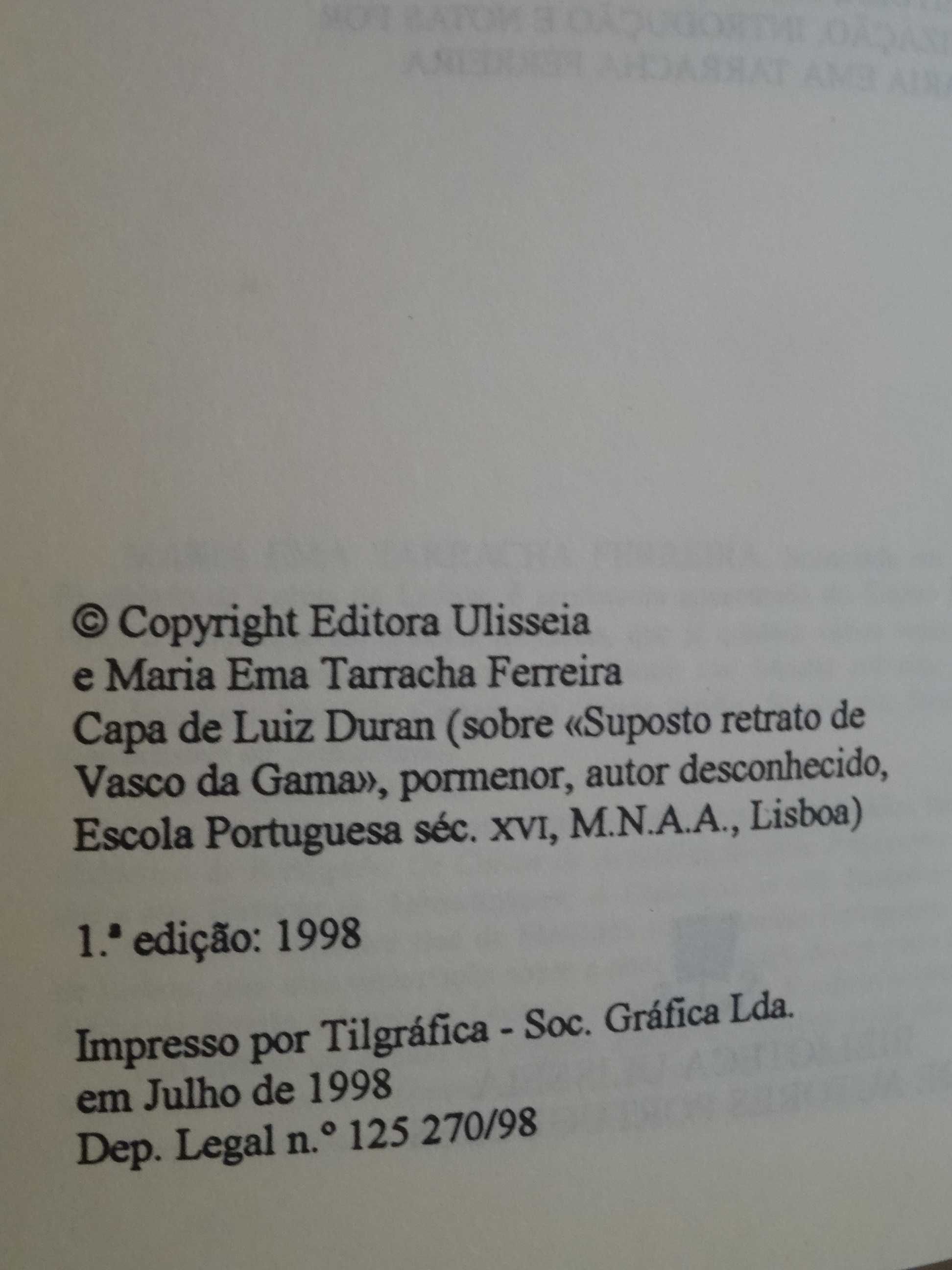 Vasco da Gama na Literatura dos Descobrimentos de Ema Tarracha F.