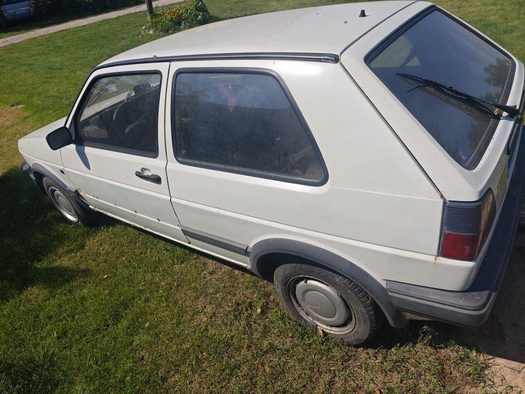 VW golf 2 1.6 TD z wnętrzem fire & ice