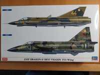 Hasegawa 1/72 SAAB J-35 DRAKEN i SAAB SH37 VIGGEN