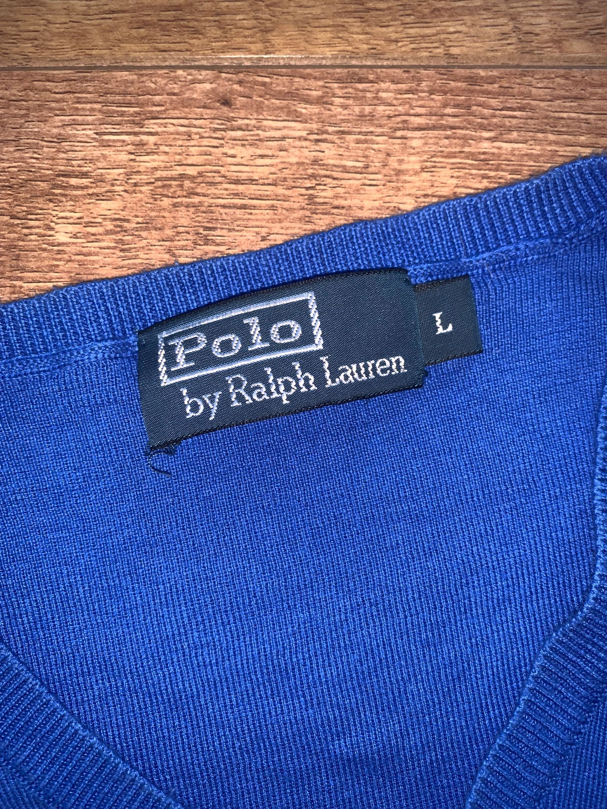 Ralph Lauren sweter męski w serek L