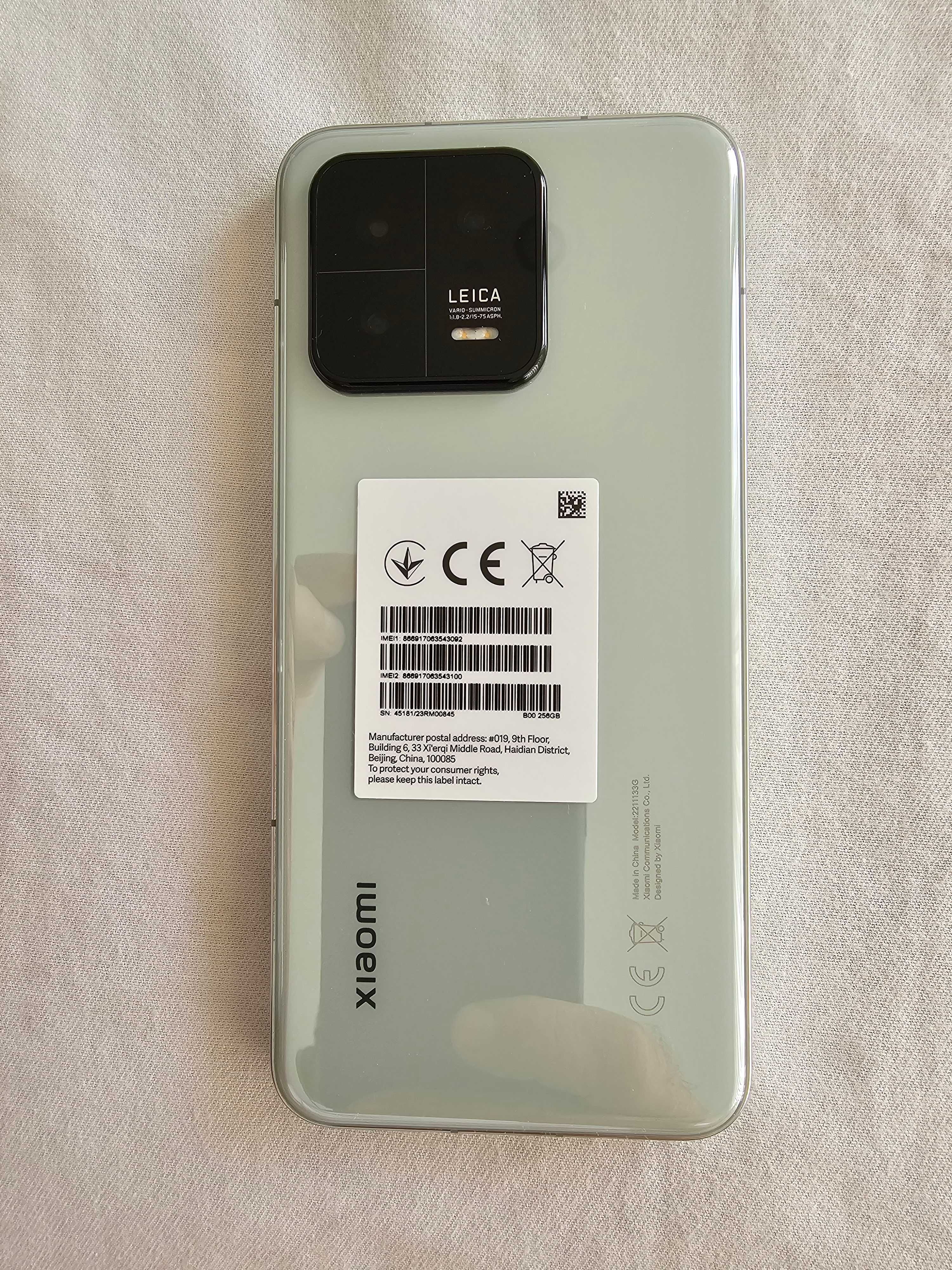 Telemóvel Xiaomi 13 Flora Green 5G 8gb Ram e 256 de Rom