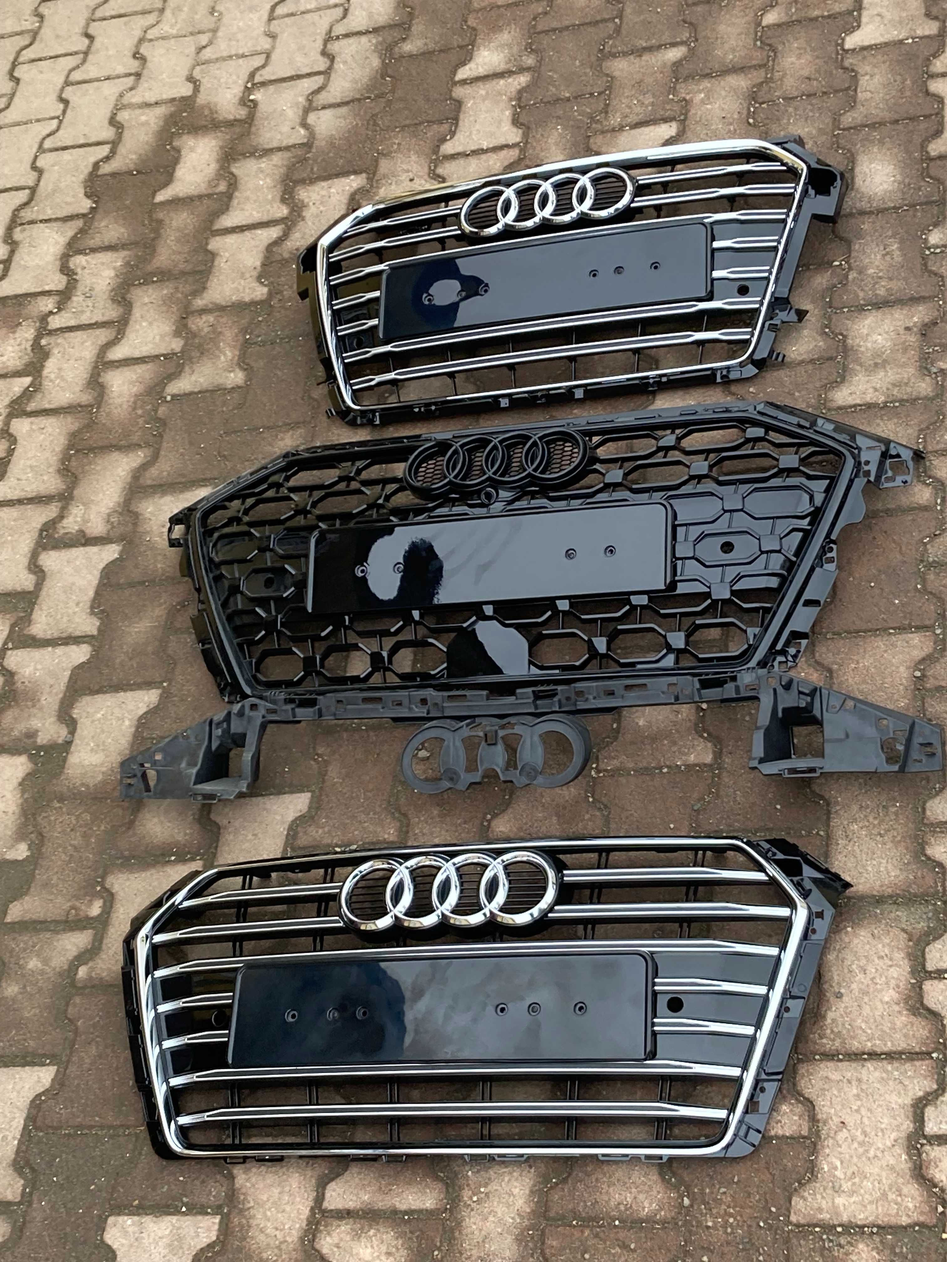 Решетка радиатора AUDI A1/TT/A3/A4/A5/A6/A7/A8 S-Line RS стили 05-23г.