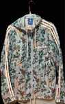 Limitowanej edycji kurtka Adidas kwiatki kolorowa unisex oversize S-L