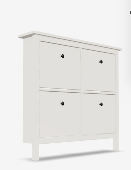 Hemnes szafka na buty biała ikea