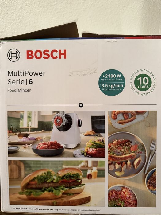 Maszynka Bosch do mięsa mielonego, nowa