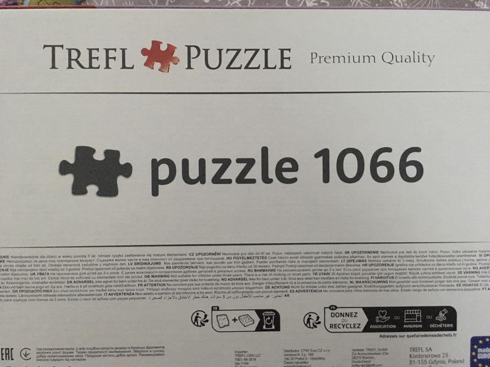 Puzzle Trefl 1066 szt Premium Quality