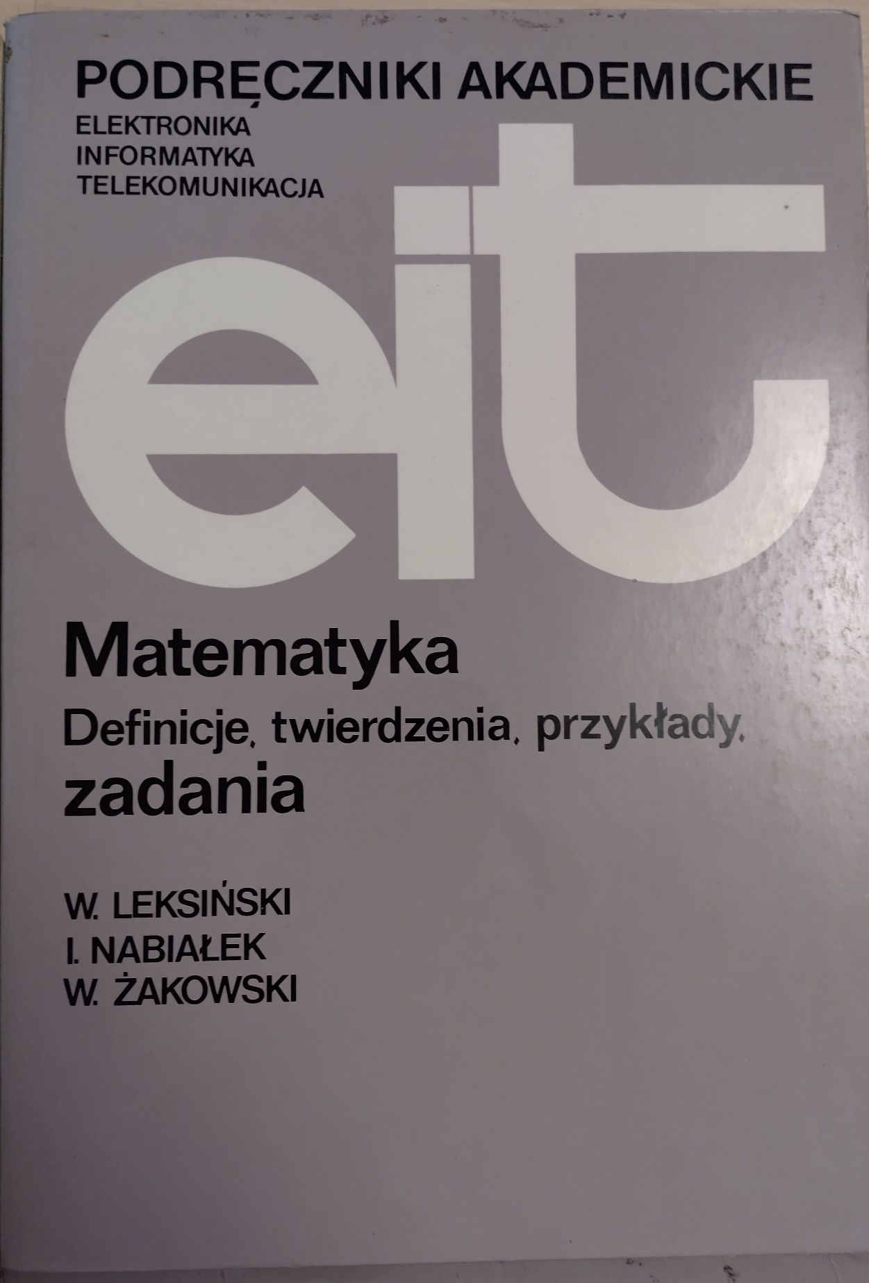 Matematyka podręczniki akademickie elektronika informatyka telekomunik