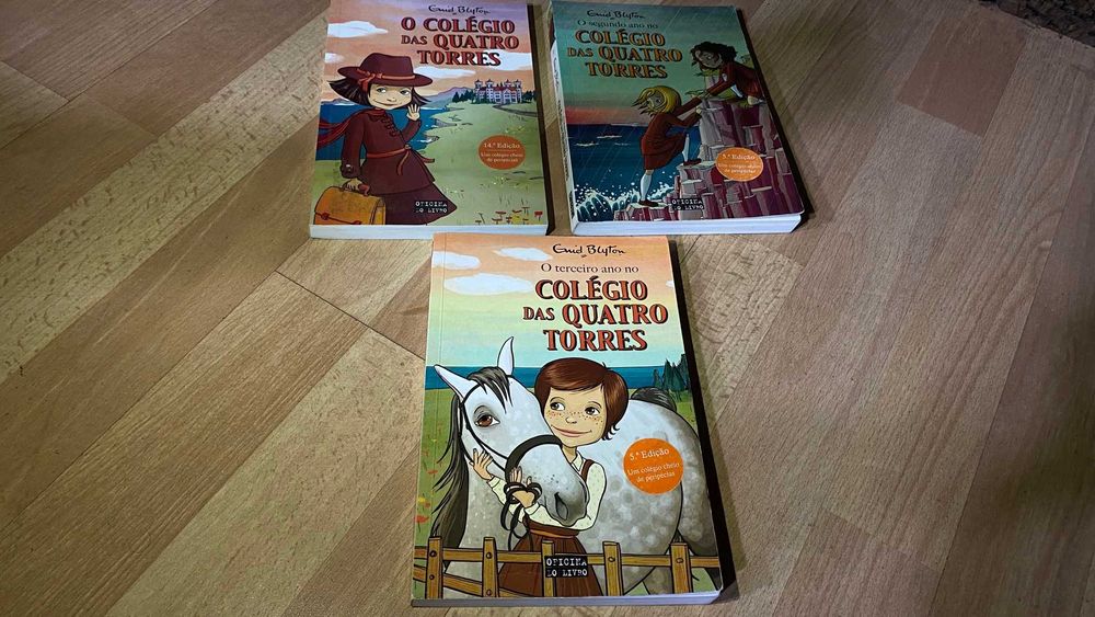 Coleção "O Colégio das Quatro Torres". 5€/cada.
