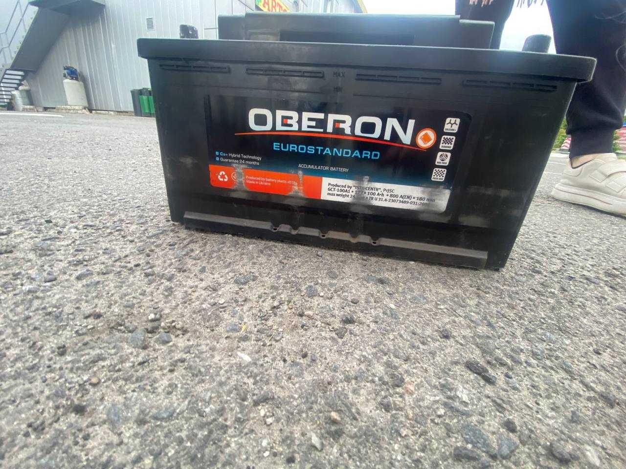 Автомобильный аккумулятор Oberon 6-СТ 100Ah R+ 800A
