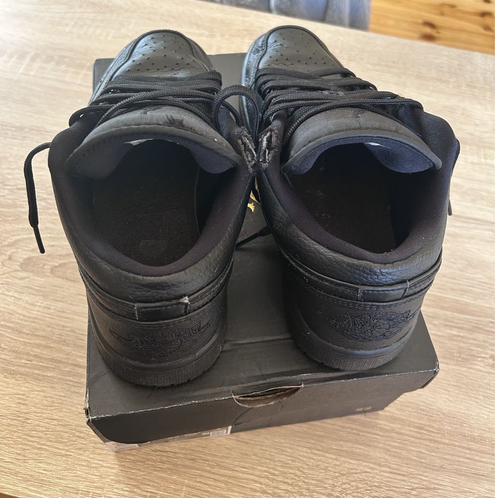 Buty nike jordan 1 low full black