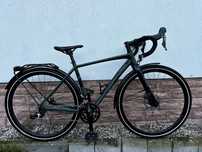 Jak nowy CONWAY GRV 5.0 C-Full Tiagra 2x10-Fork Carbon-2x sztywne osie