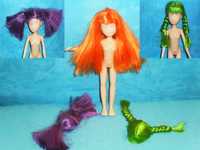 Mattel lalka barbie do malowania 3 peruki tonner