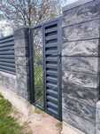 Блок на паркан, огорожа з блоку, модульні блоки, рваний камінь,