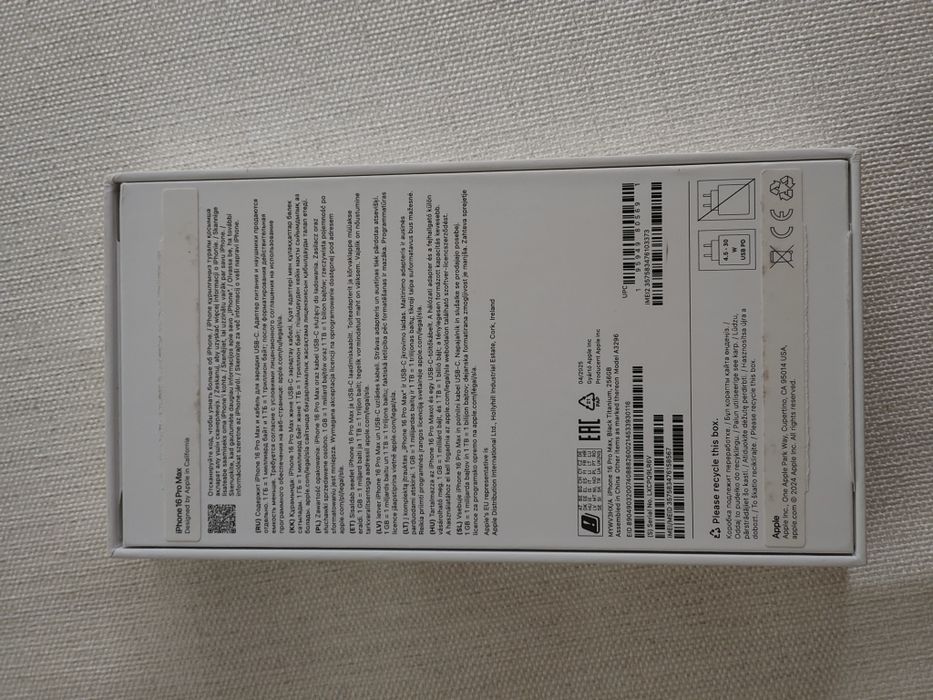 iPhone 16 pro max 256gb jak nowy