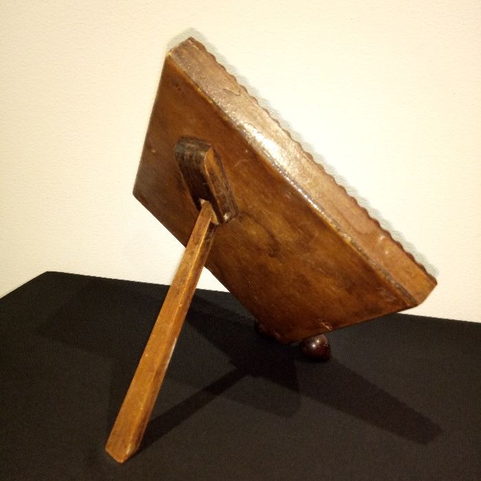 Espelho de toucador /Prata /Pau Santo