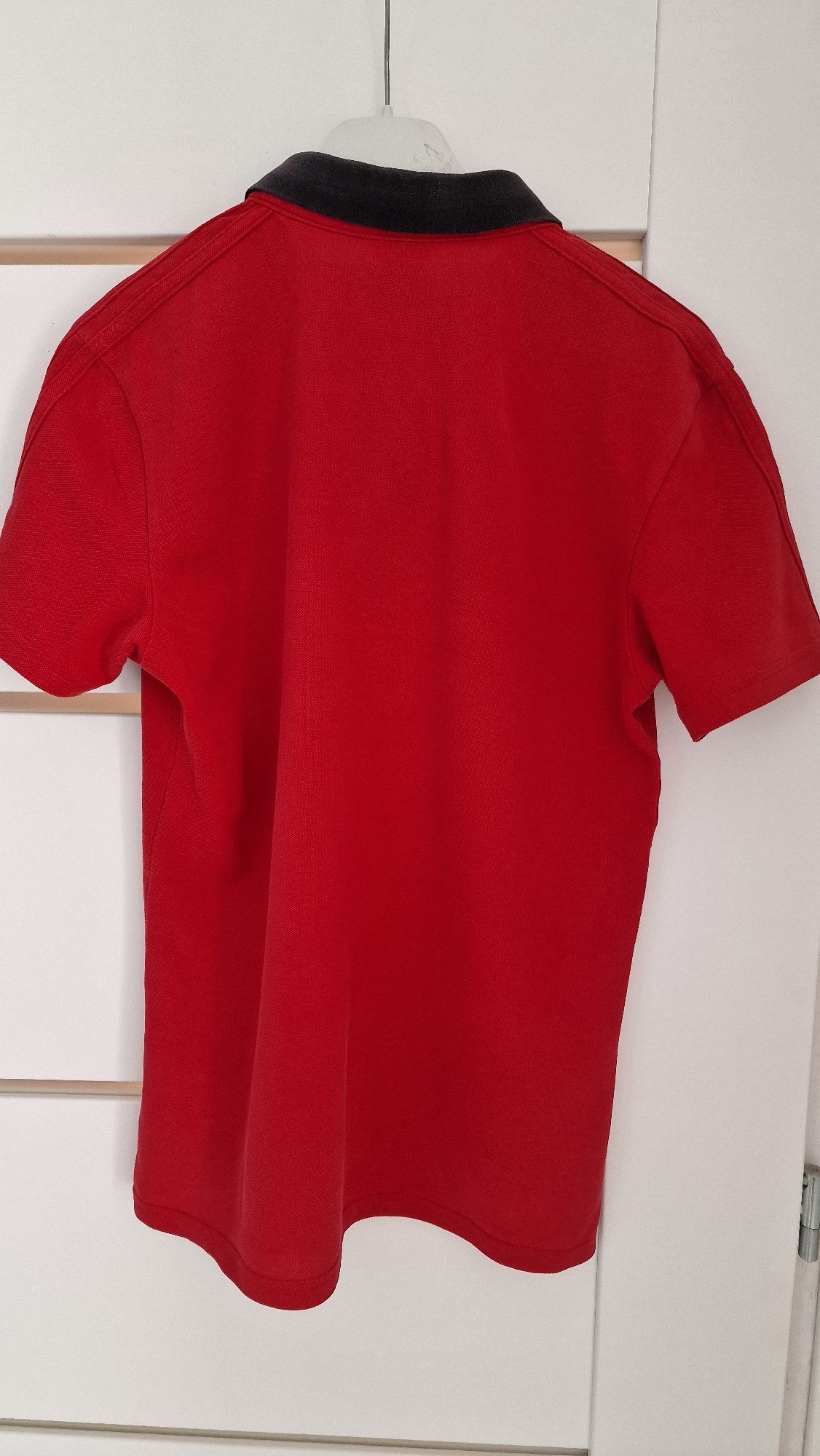 Czerwone Polo adidas