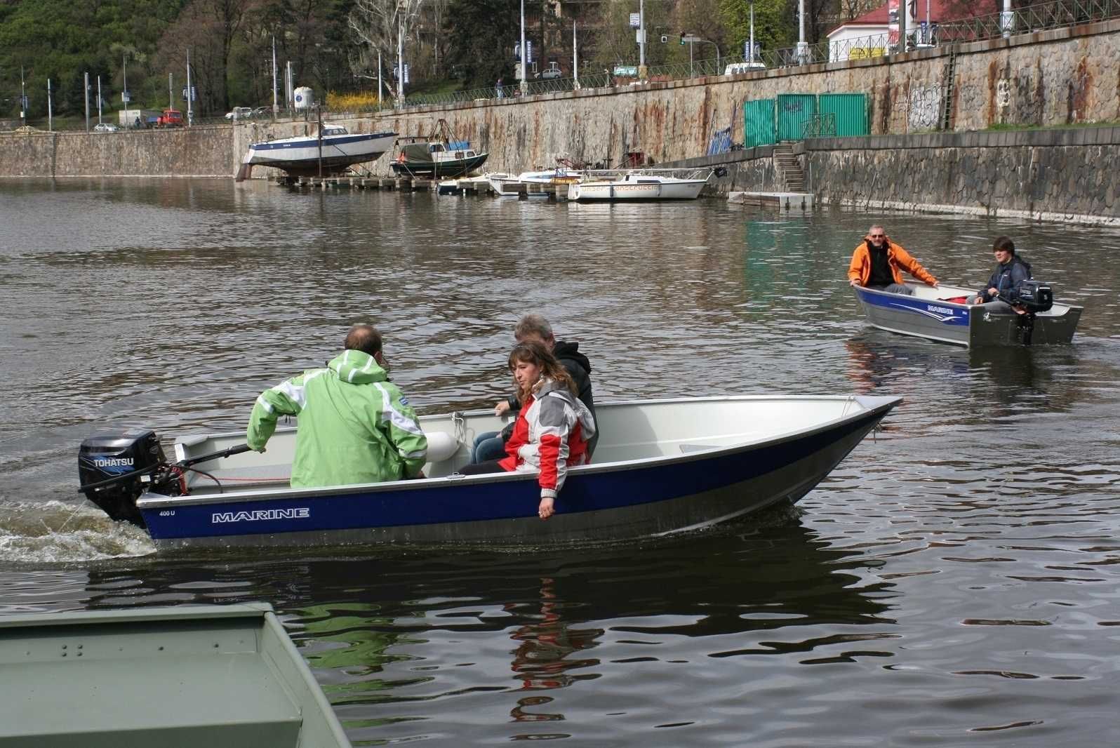 Łódź Wiosłowa Motorowa Aluminiowa Marine 400U I 3,99 x 1,52 m I 85 KG
