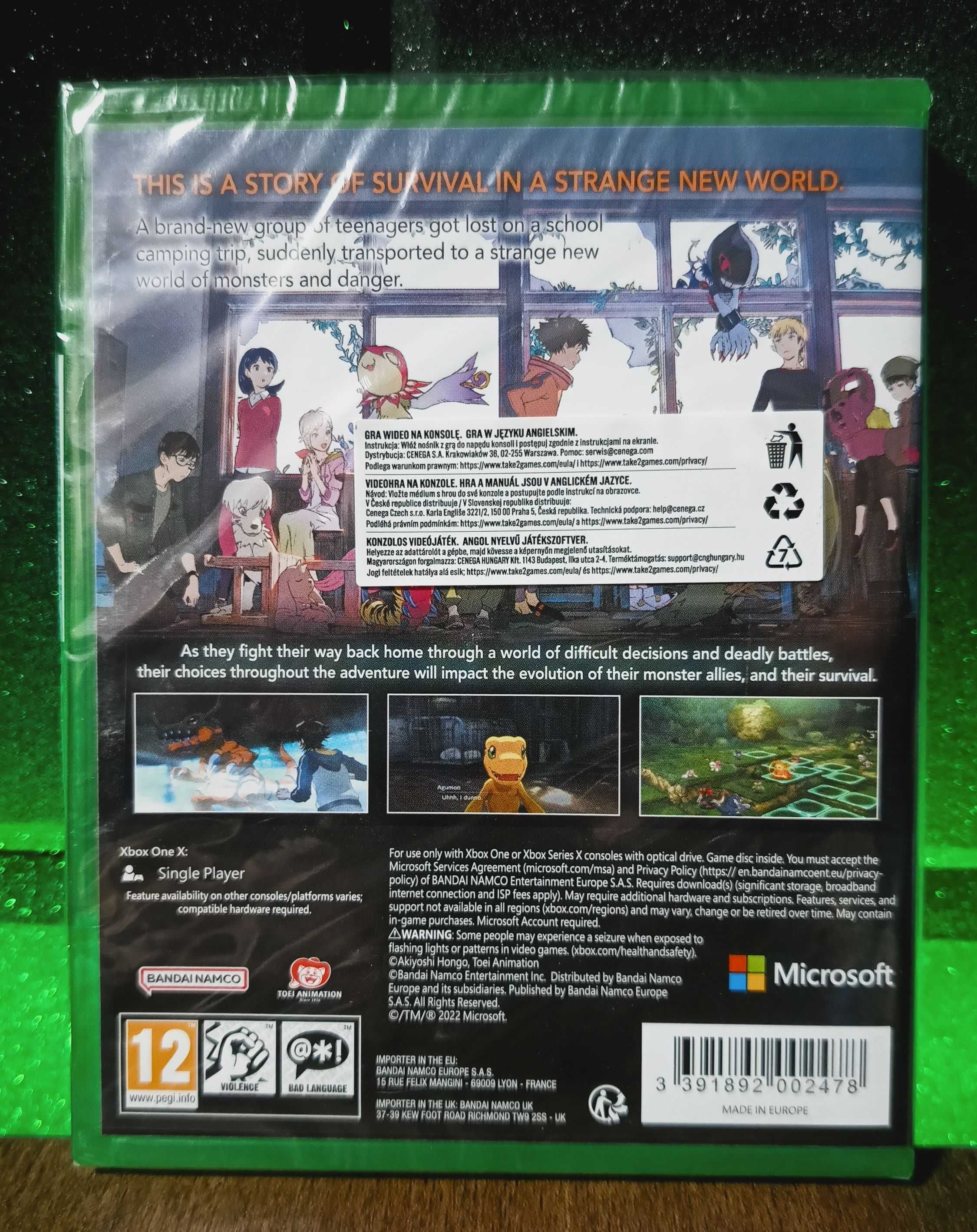 Digimon Survive Xbox One S / Series X - przygodowa gra RPG Pokemon