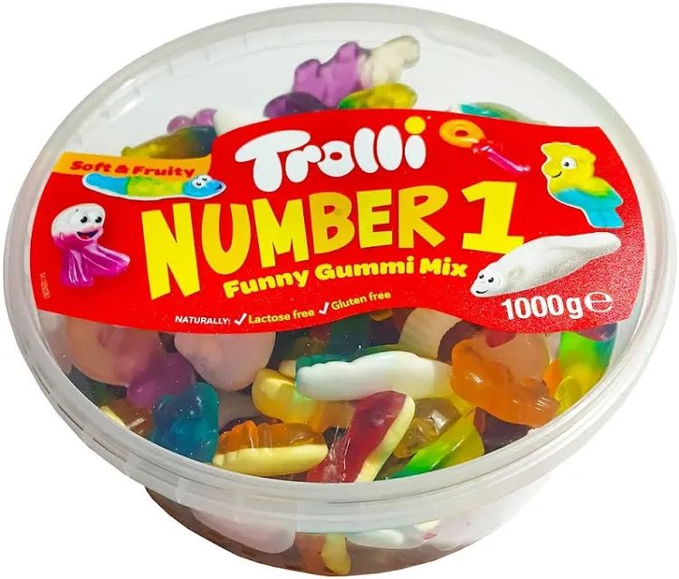 Желейки trolli nomber one 1 кг