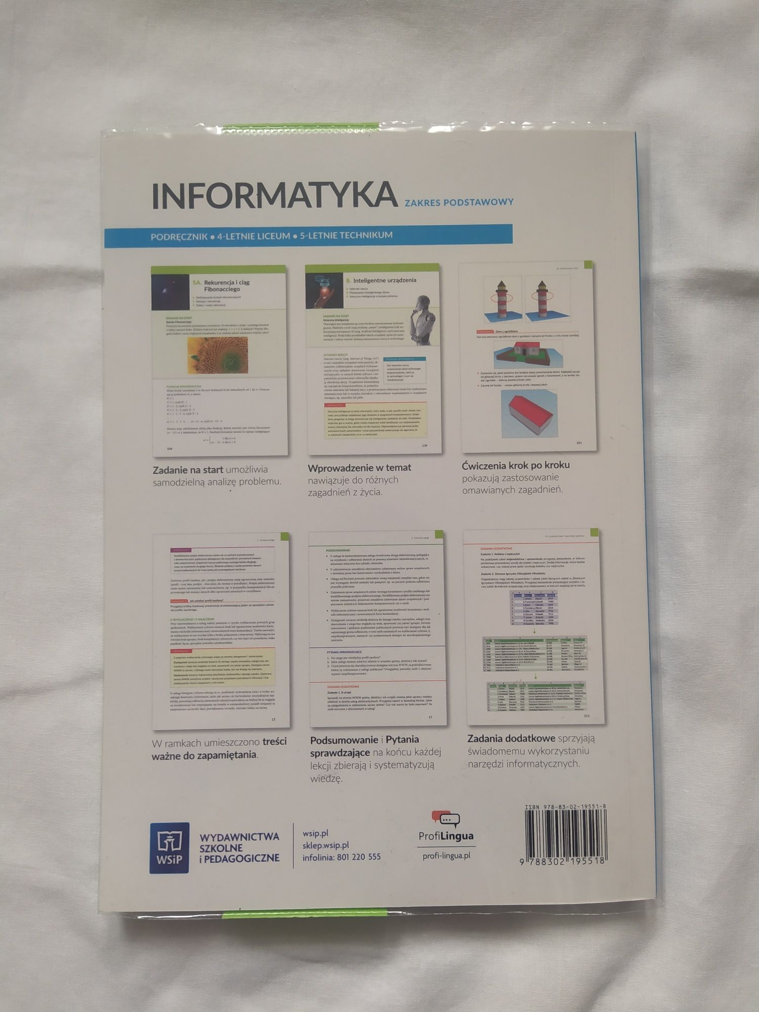 Podręcznik informatyka 3 liceum i technikum zakres podstawowy WSiP