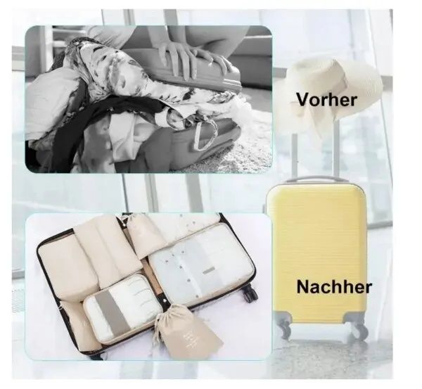 Сумка дорожня, органайзер для речей 8 предметів в 1