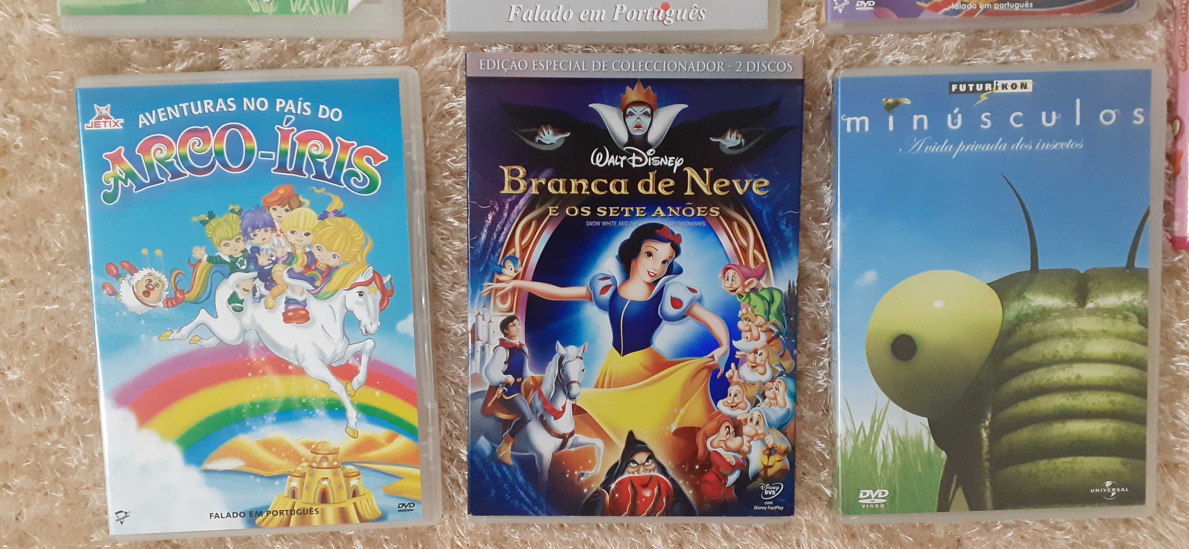 Lote 10 DVDs infantis (BARATO)