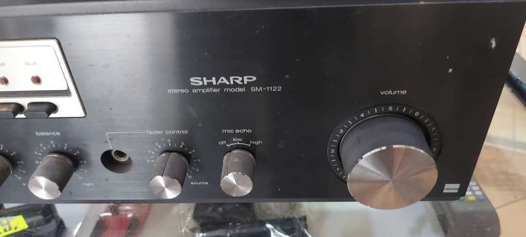 wzmacniacz sharp sm-112 rok produkcji 1978 - sprawny