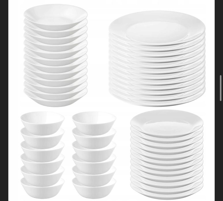 Zestaw talerzy 32 elementy