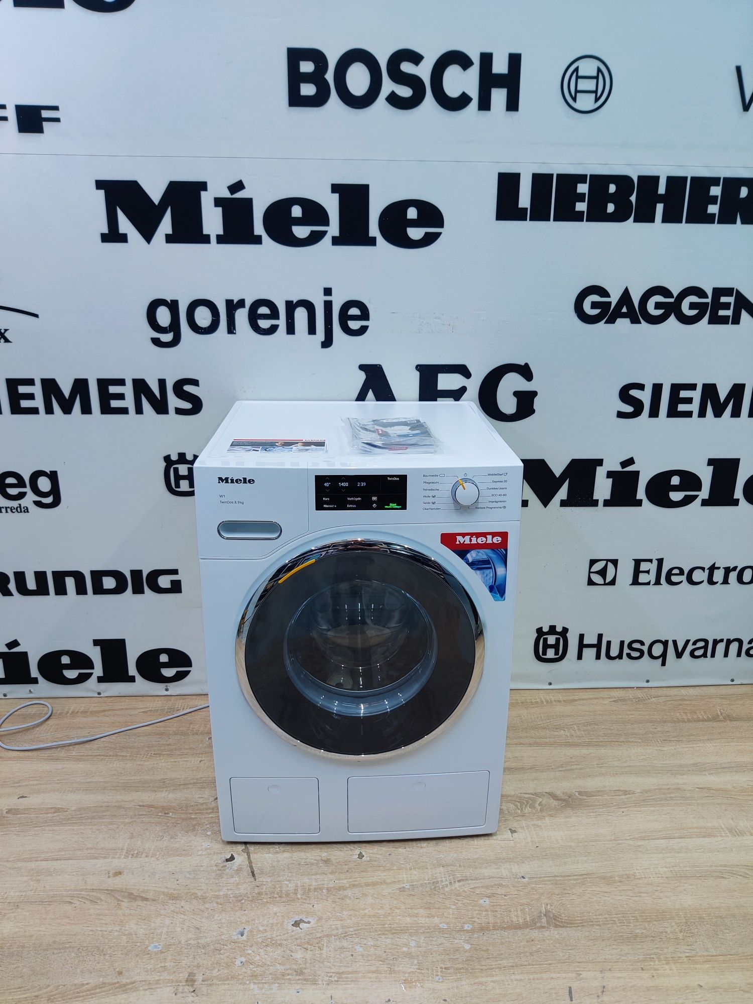 Выставка! Стиральная машина Miele™ WWG660WCS. TDos&9kg. 2021. GERMANY