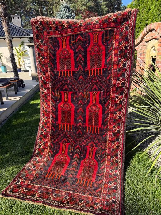 Dywan Perski Ręcznie Tkany Wełniany Iran Hamadan 225x115 galeria 8 tyś