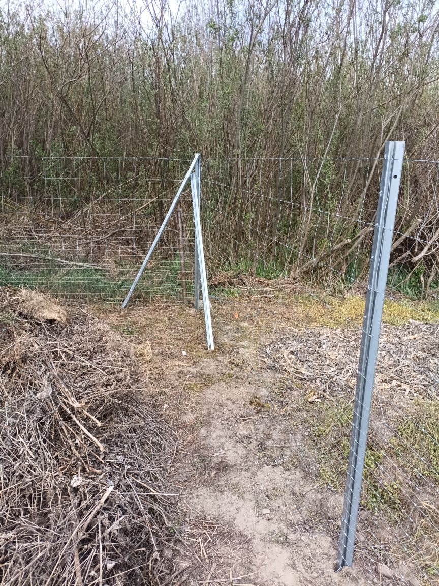 Ogrodzenie systemowe , tymczasowe, budowlane, leśne, siatka leśna