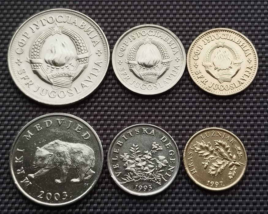 Колекція монет Республіка Хорватія 6 шт. за 165 грн.