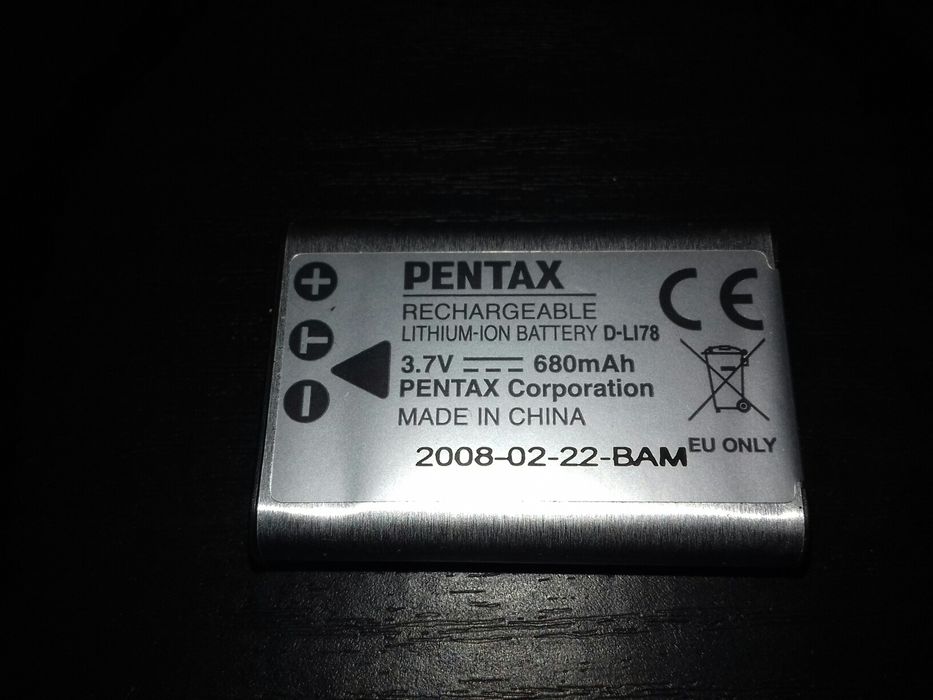 Pentax d-li78 + carregador d-bc78