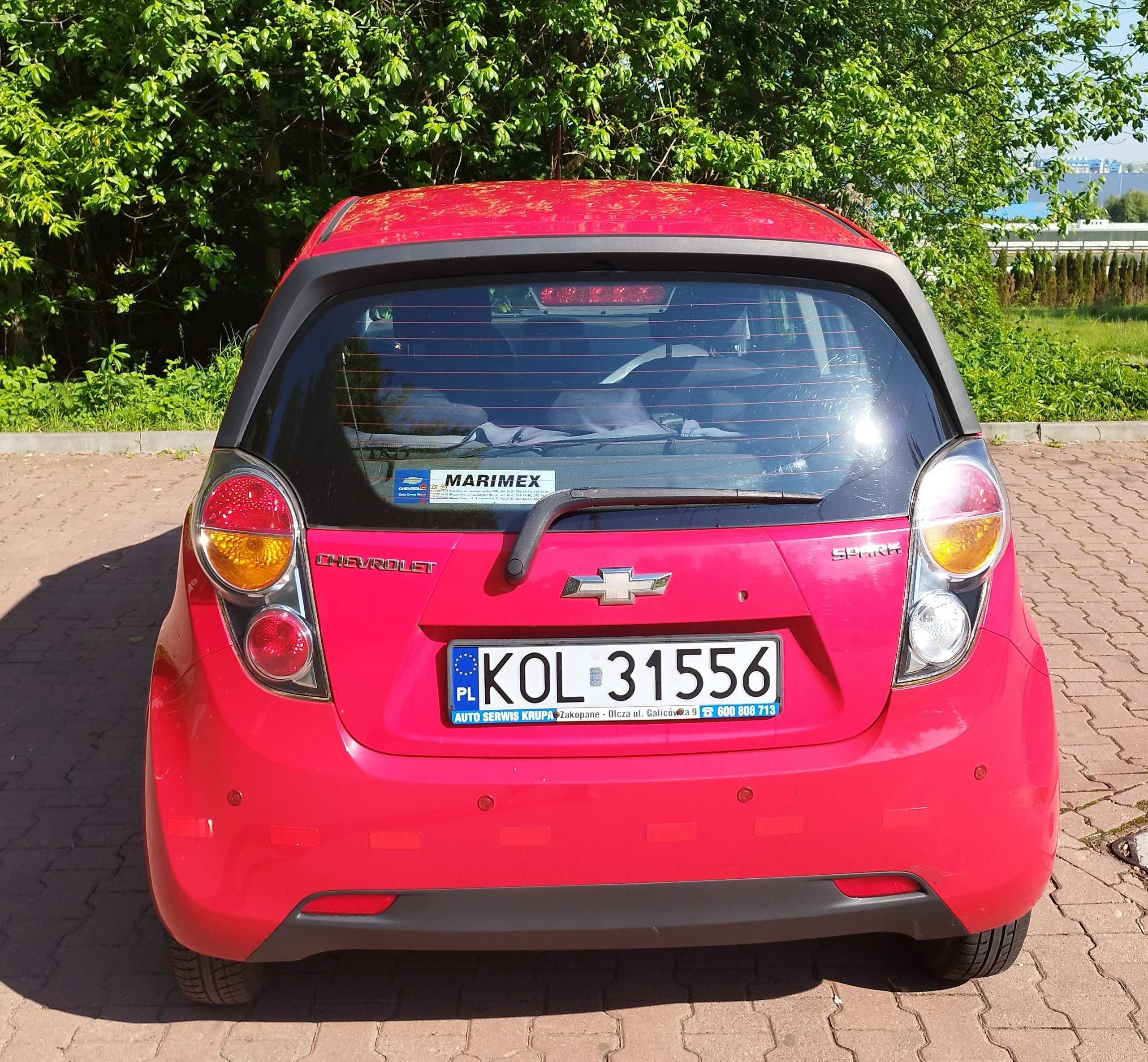 Chevrolet Spark z LPG 2012r doinwestowany + Yanosik alert