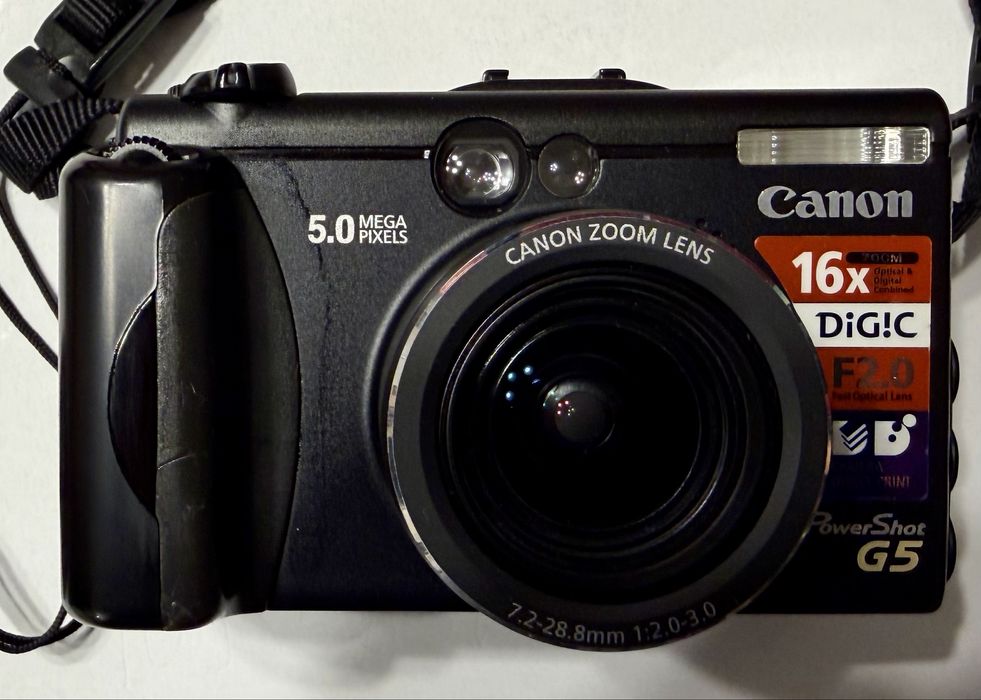 Aparat Canon Powershot G5, ideał