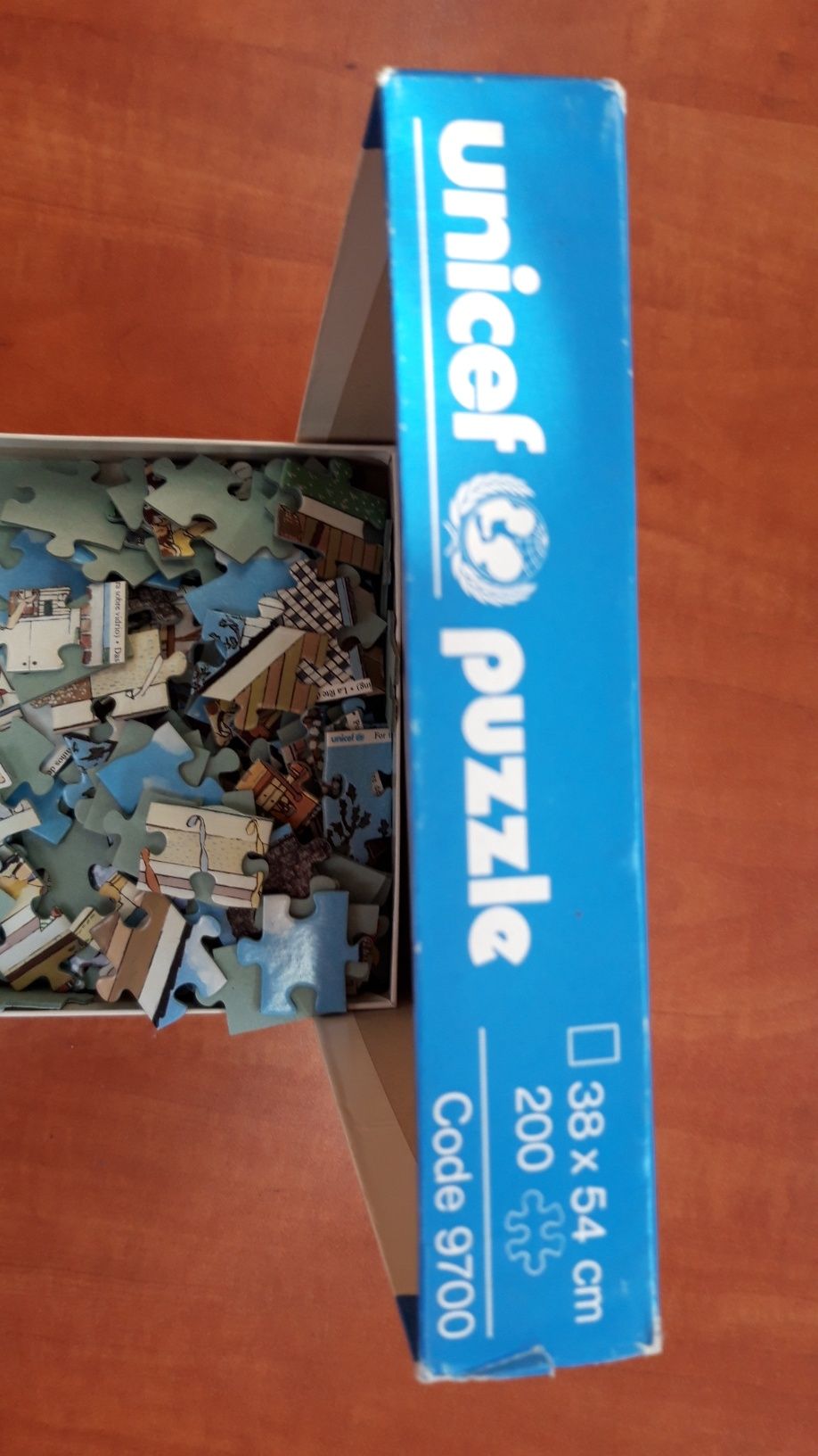 Puzzle Unicef Birthday  Urodziny - unikat vintage