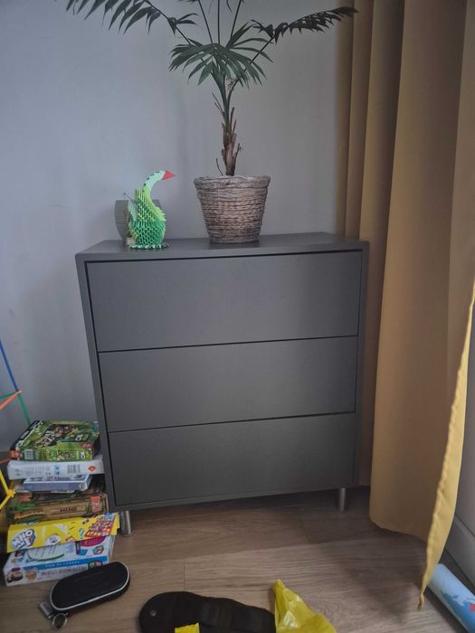 Regał EKET Ikea - szafka z 3 szufladami, z 2 drzwiami, 4 małe szafki
